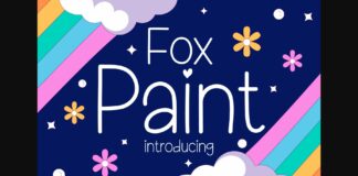 Fox Paint Poster 1