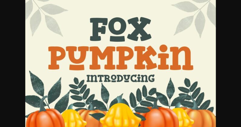 Fox Pumpkin Poster 1