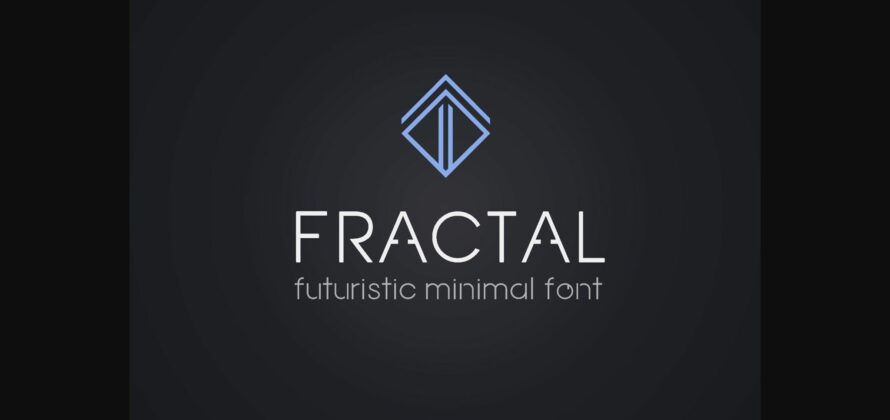 Fractal Font Poster 3