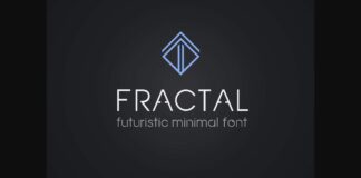 Fractal Font Poster 1