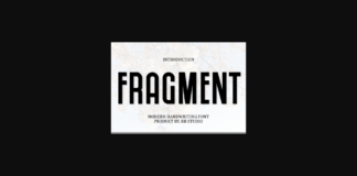 Fragment Font Poster 1