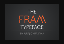 Fram Font Poster 1