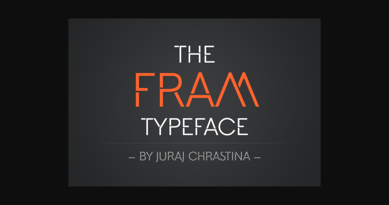 Fram Font Poster 1