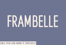Frambelle Font Poster 1