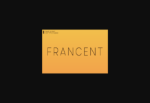 Francent Font Poster 1