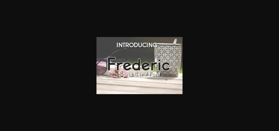 Frederic Font Poster 3