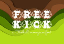 Free Kick Font Poster 1