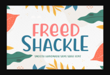 Freed Shackle Font Poster 1