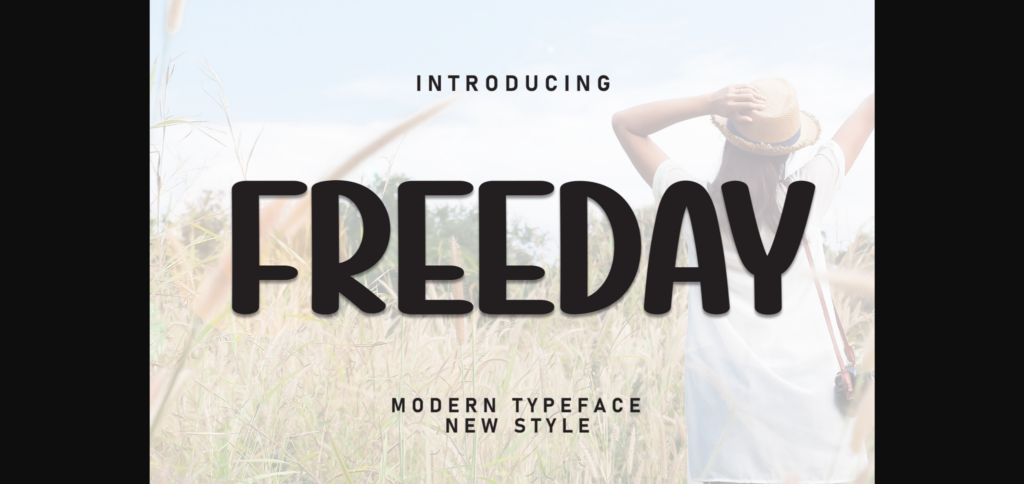 Freeday Font Poster 3
