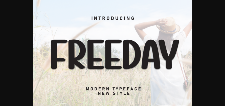 Freeday Font Poster 3