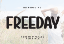 Freeday Font Poster 1