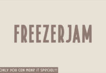 Freezerjam Font Poster 1