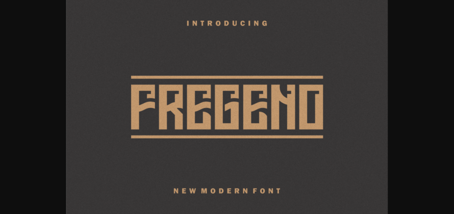 Fregeno Font Poster 3