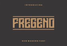 Fregeno Font Poster 1