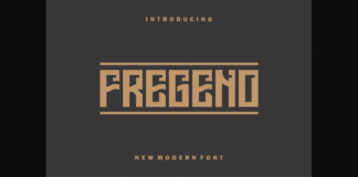 Fregeno Font Poster 1