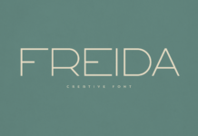 Freida Font Poster 1