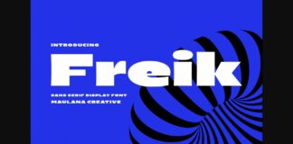 Freik  Font Poster 1