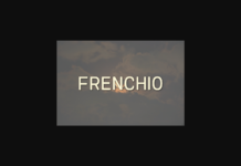 Frenchio Font Poster 1