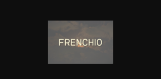 Frenchio Font Poster 1