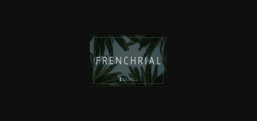 Frenchrial Font Poster 3