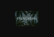 Frenchrial Font Poster 1
