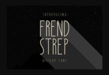 Frend Strep Font Poster 1