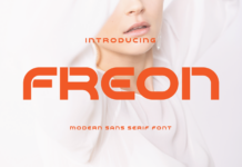 Freon Font Poster 1