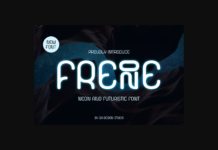 Freone Font Poster 1