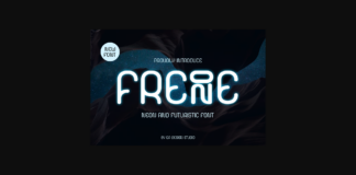 Freone Font Poster 1