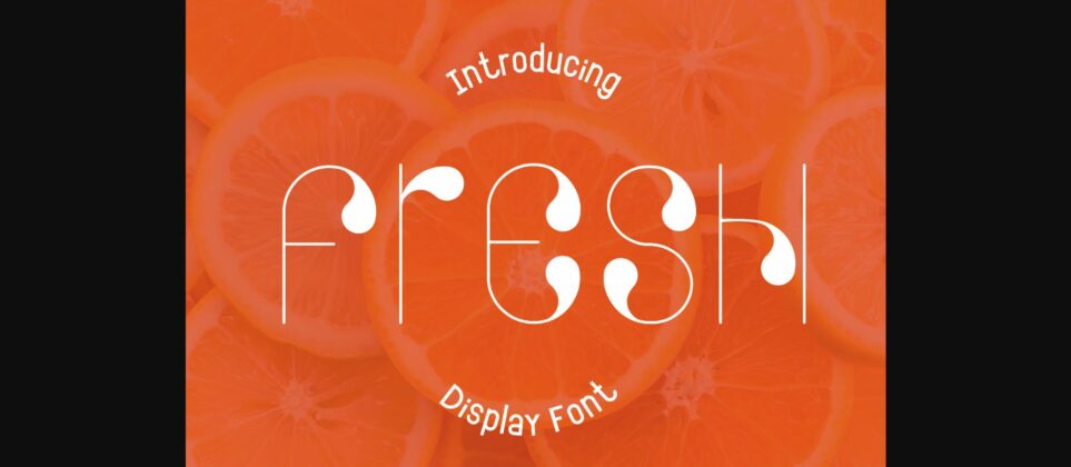 Fresh Font Poster 3