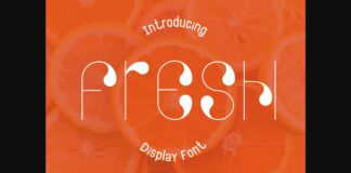 Fresh Font Poster 1