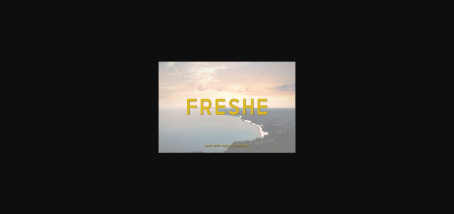 Freshe Font Poster 3