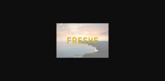 Freshe Font Poster 1