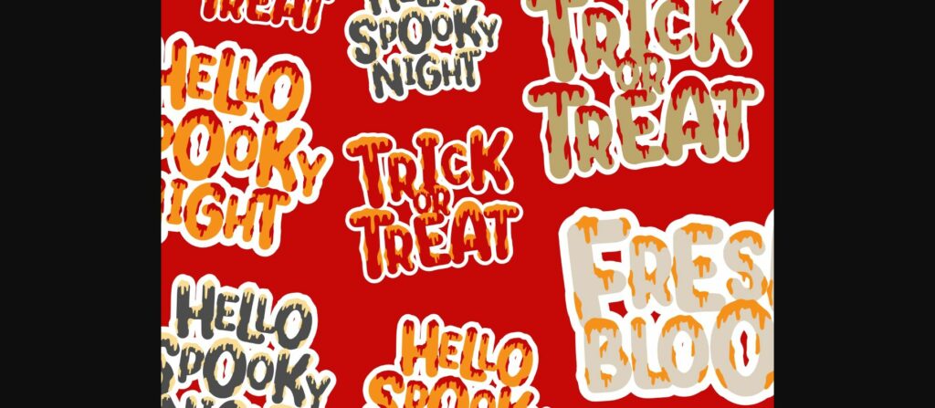 Freshty Blood Font Poster 10