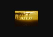 Fresler Font Poster 1