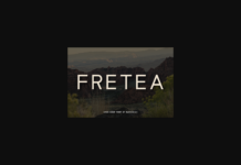 Fretea Font Poster 1