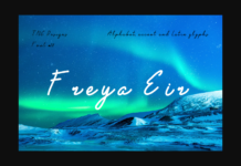 Freya Eir Font Poster 1