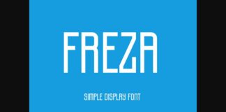 Freza Font Poster 1