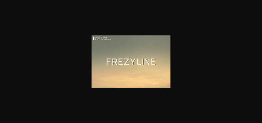 Frezyline Font Poster 3