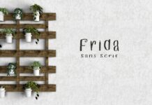 Frida Font Poster 1