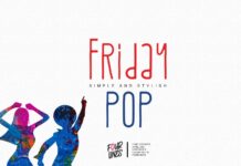 Friday Pop Font Poster 1