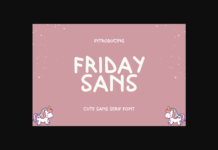 Friday Sans Font Poster 1