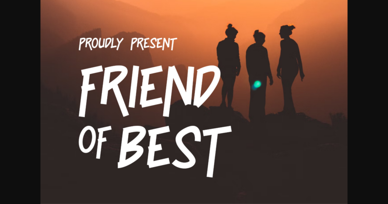 Friendofbest Font Poster 4