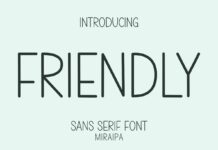 Friendly Font Poster 1