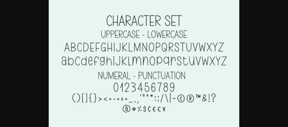 Friendly Font Poster 7