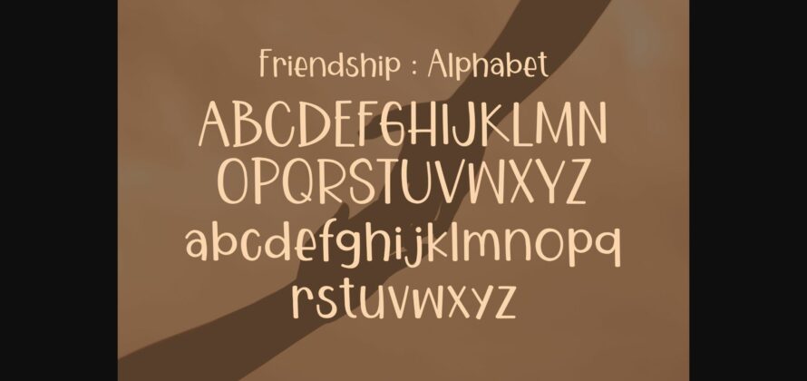 Friendship Font Poster 5