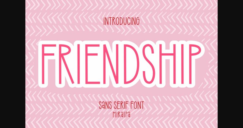 Friendship Font Poster 3