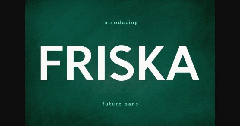 Friska Font Poster 3