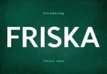 Friska Font Poster 1
