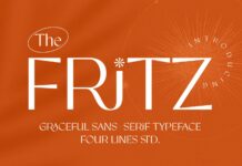 Fritz Font Poster 1